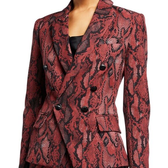 L'AGENCE Double Breasted Blazer